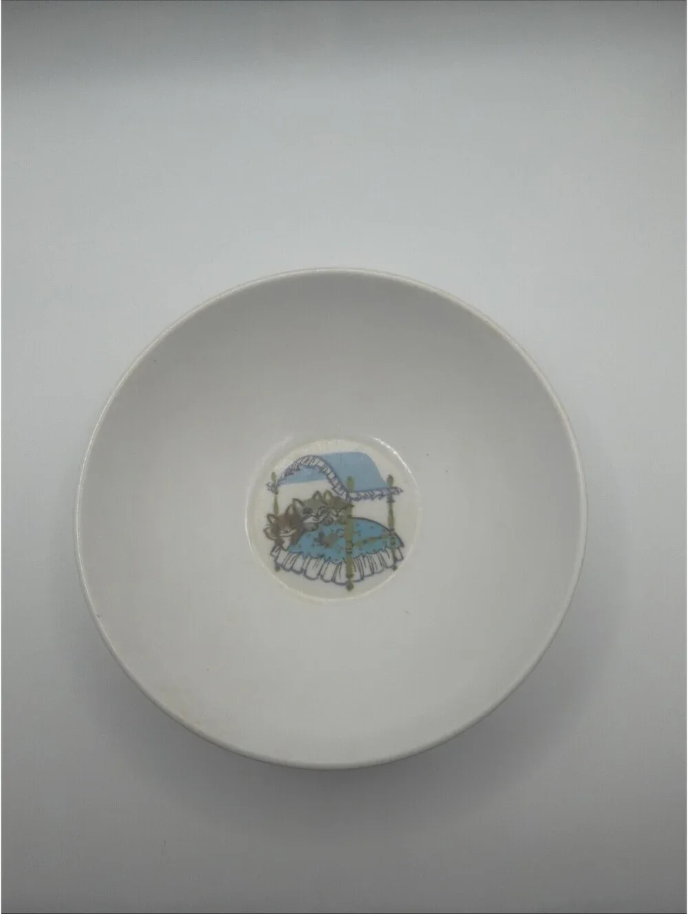 Vintage Allied Chemical melamine 3 little kittens bowl